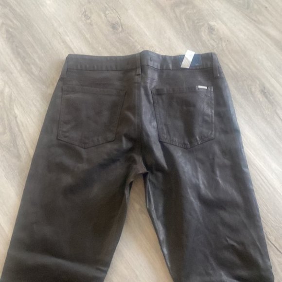 Fidelity leatherteen Coated brown NWT tag  pants size 31 - Picture 10 of 14